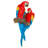 Scarlet Macaws Tropical Wall Sculpture