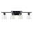 4-E26 Base Light Black Metal & Glass Dimmable Vanity Light, UL Certified