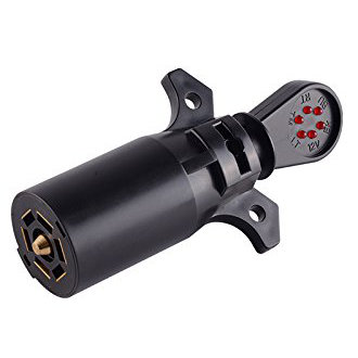 7-Way Trailer Light Circuit Connector Tester