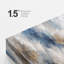 Abstrait bleu beige, motif vertical, images de salon moderne, impression sur toile encadrée-126096644-126096646