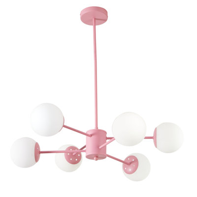 angelo:HOME Lloyd 6 Light Modern Spoke Chandelier in Multiple Color-ways
