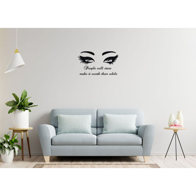 Text & Numbers Non-Wall Damaging Wall Decal