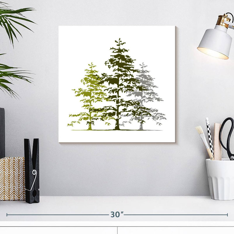 Cedar Trees, 16" H x 16" W