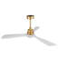 Ventilateur de plafond intérieur à vente chaude avec lumière DEL à intensité variable 3 pales en bois massif télécommande-150005118-150005115-150005126