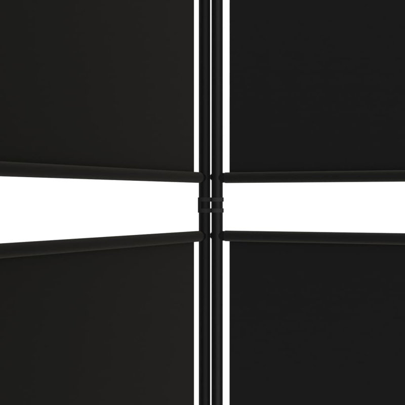 Kahleo Room Divider, 180cm H x 250cm W, Black, 5