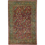 Magnolia Wool Floral Area Rug