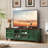 Farmhouse TV Stand for Living Room, Rustic Green Entertainment Center with Storage Cabinet,Wood TV Console with 4 Drawers,Modern TV Stands for Bedroom-694714329