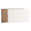 Lit simple avec texture blanche et rembourrage en mousse - surface G1305