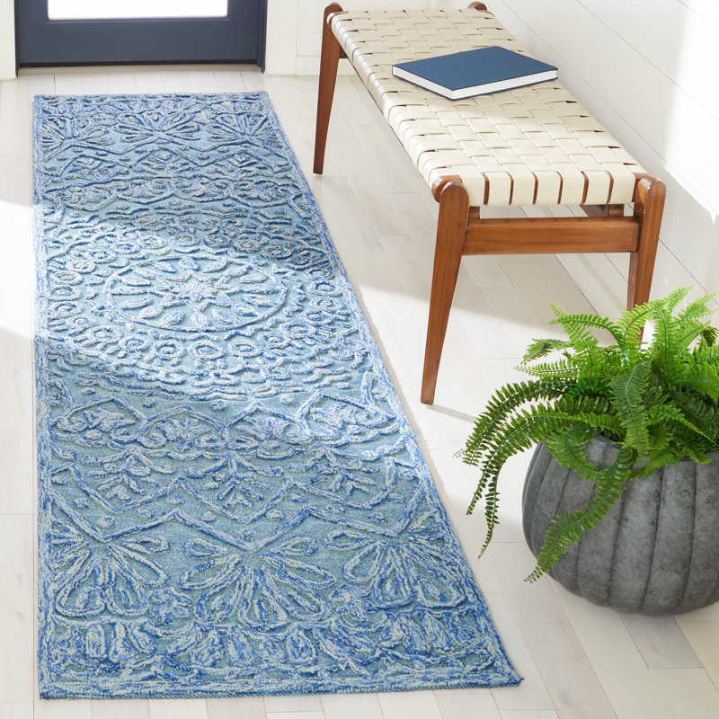 Scottsville Hand Tufted Performance Geometric Rug, Runner 2'3" x 9'