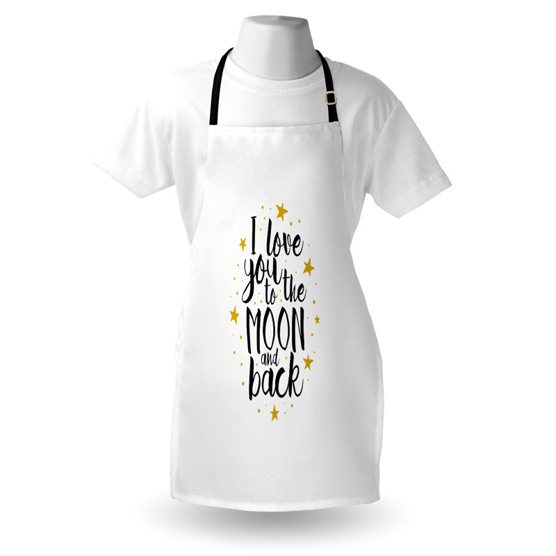 No Pattern Bib Apron