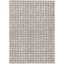 Tapis intérieur / extérieur lavable taupe et ivoire 5 pi x 8 pi