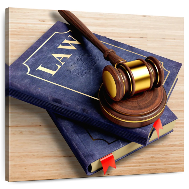 Alcaraz Blue Law Books, 30" H x 30" W