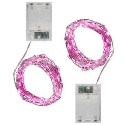  Battery Operated LED Fairy String Lights with Timer