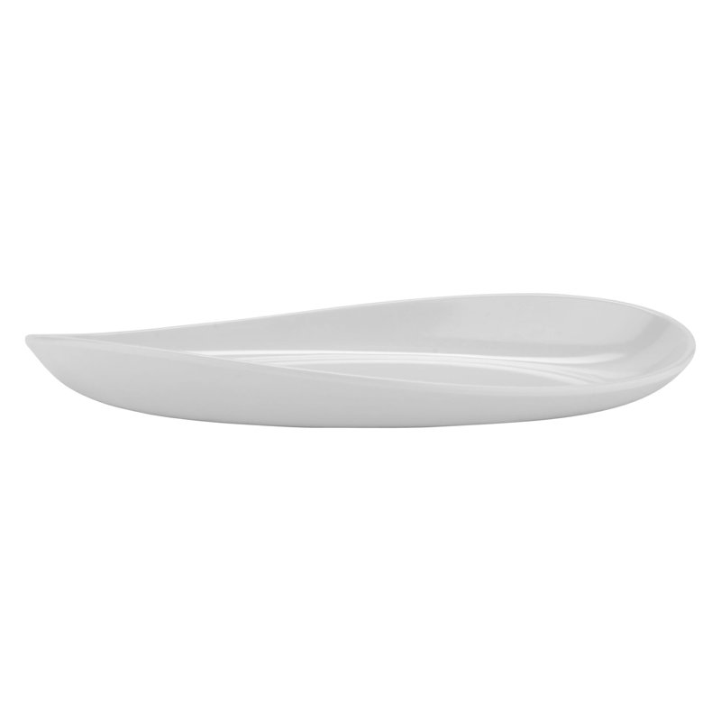 Le GE Plateau ovale en mélamine, 15 po x 8 po, Blanc