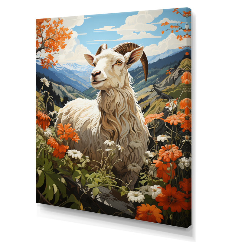 Urick Goat Mountain Guardian Pastoral I sur impression sur toile, H 32 po x l 16 po x P 1 po, Toile tendue