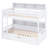 Jermarion Kids Twin Bunk Bed with Drawers-1401629570