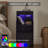 Tall Nightstand With Charging Station And LED Lighting, 2 Drawers-1366355711