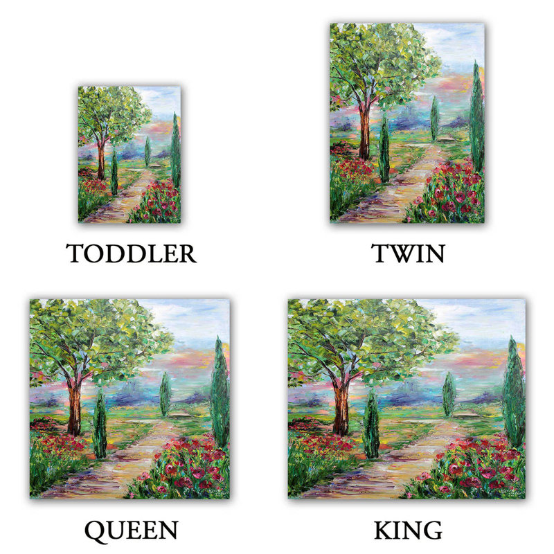 Ensemble de housse de couette tuscany radiance, 1 housse de couette grand + 2 taies standards