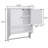 Over The Toilet Storage Cabinet,Farmhouse Medicine Cabinet With 2 Door And Adjustable Shelves,21.65 X 7.1 X 27.6 Inches, Bathroom, Living Room-375157966