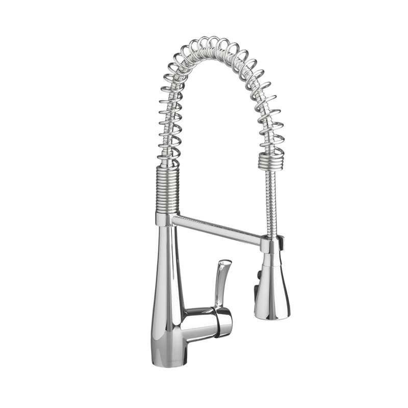 Robinet de cuisine à poignée simple Quince, Chrome poli