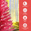 Arbre de Noël rouge 4 pi avec 50 lumières UL