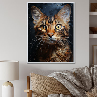 «Havana Brown Mystique Cat I», reproduction d'art mural