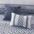 7 Piece Jacquard Comforter Set Navy Queen