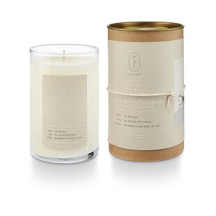 Illume Hinoki Sage Scented Jar Candle with Metal Holder