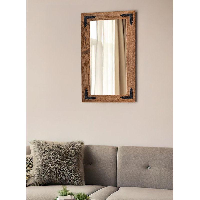 Miroir Gracie Oaks, 26 po x 33 po, Miel