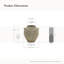 Vase 11 po H 11 po