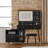 Modern Makeup Vanity Desk With Mirror And Lights, Retractable Dressing Table With Drawers And Cabinet, Compact Makeup Table Set With Power Outlet For Bedroom, White-1646672204