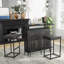 Narander Upholstered Counter Stool with Metal Frame-1071425462
