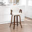 Tabouret de comptoir pivotant en similicuir Providence-128799106