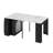 32.7''W Extendable Dining Table With Storage Cabinet，Drawers & Power Outlet For Dining Room And Living Room-129751364-129751365