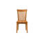 Chaise d'appoint à dossier en lattes de bois massif Sarah-10973081
