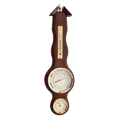 46.5 cm Solar Powered Wireless Outdoor Clock Weather Station