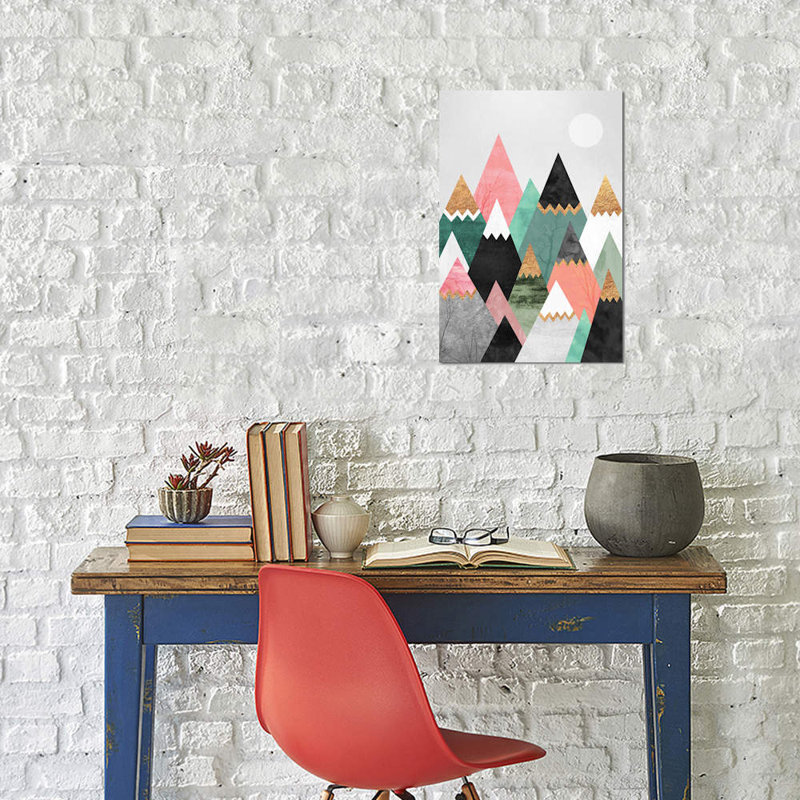 Pretty Mountains - Print on Canvas, 66.04 cm H x 45.72 cm W x 1.91 cm D, No Frame