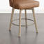 Tabouret de comptoir pivotant rembourré-1226042879