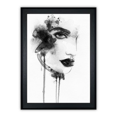 Woman Flirting - Painting