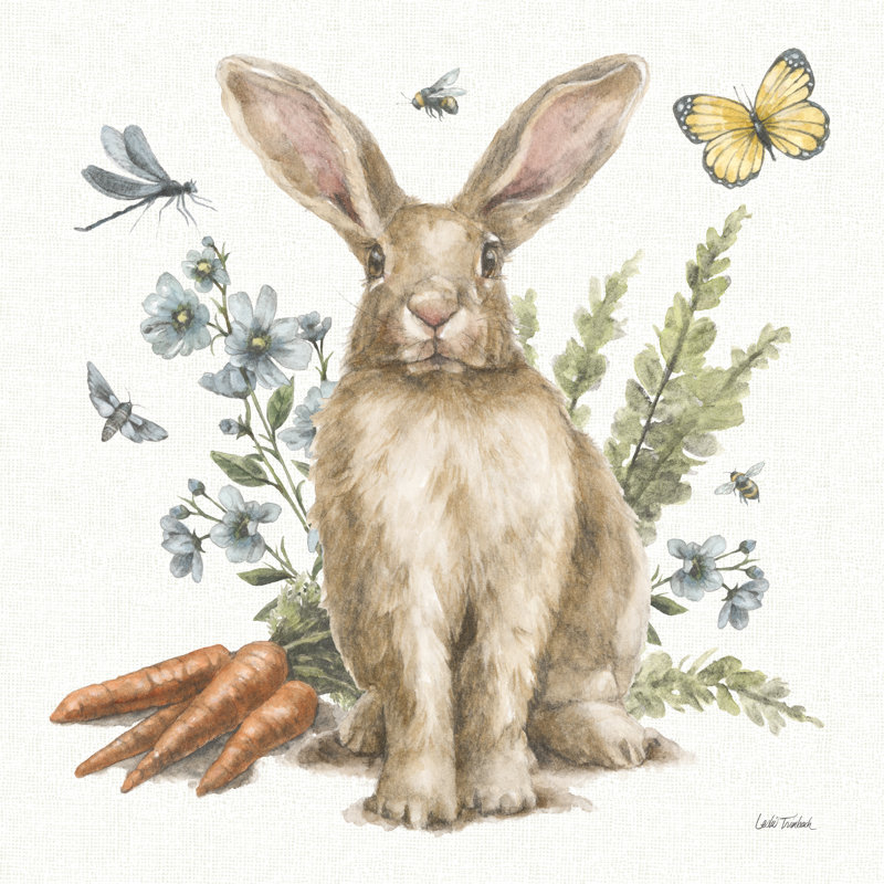 «Garden Patch III» par Leslie Trimbach, H 30 po x l 30 po