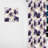 Damask Purple And White Art Deco Pattern I - Bohemian Velvet Curtain - Room Darkening - 1 panel-107579448