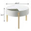 Table basse avec rangement dissimulé