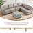 7-Piece Modern Upholstered Sectional Sofa-1327183570-1327183571