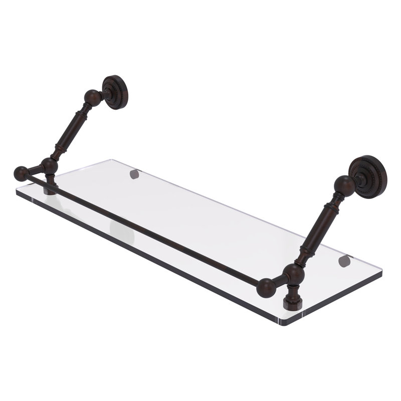 Marchmont Bracket Shelf, Venetian Bronze, 7.3" H x 24" W x 8.6" D