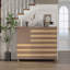 Buffet 55 po à 2 tiroirs et 3 portes Buffet - Console de cuisine polyvalente fabriquée à la main