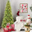 4ft Christmas Tree With 150 Energy - Efficient Warm White Led Lights, 424 Realistic Pe+ Branches, Space Saving Hinged Structure And Stable Stand For Small Spaces Areas, Mixed Quick Setup Support Tight