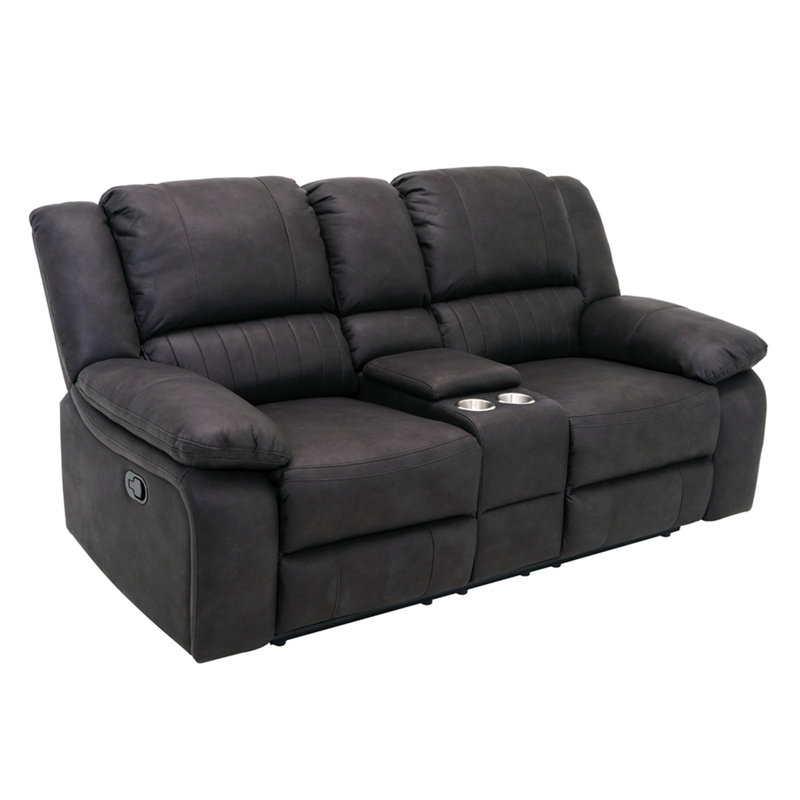 Causeuse inclinable noire