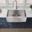 36"X21"X10"Farmhouse Apron Single Bowl Stainless Steel Kitchen Sink