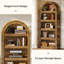 Ensemble de 2 bibliothèques arquées 71 "-44254971
