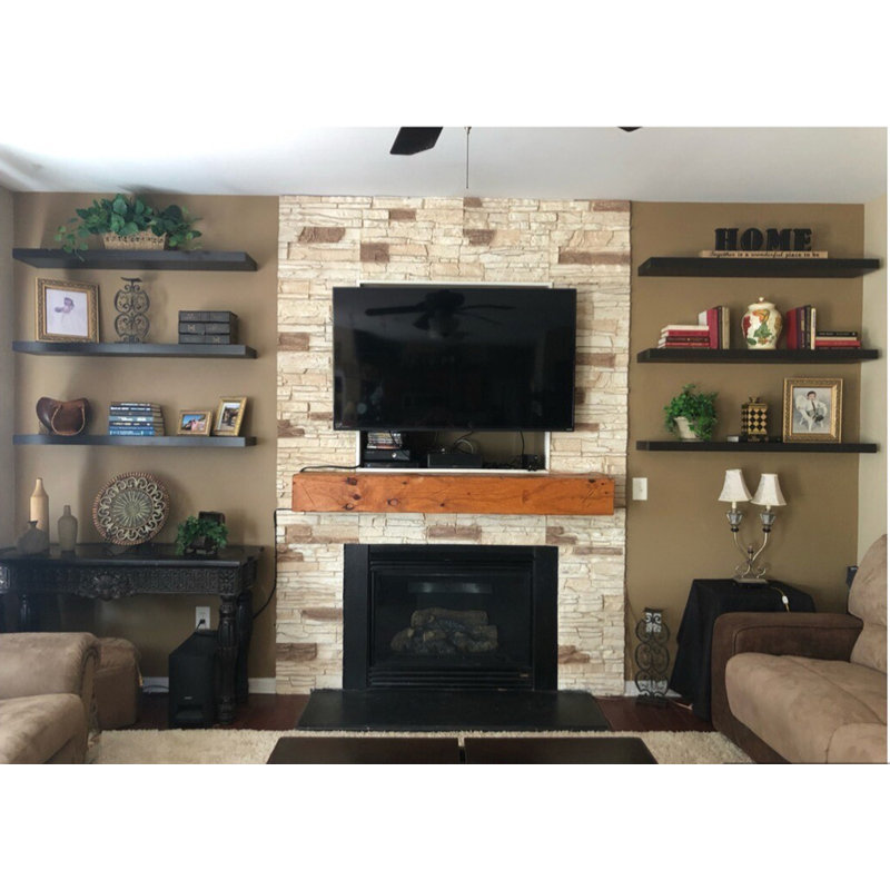 3.5" x 42" Stone Wall Paneling, Vanilla Bean